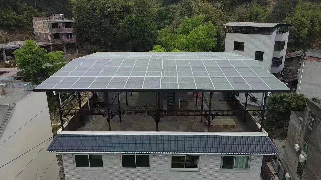 迪庆15kw+10kwh自建别墅家庭光伏储能系统